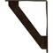 Ekena Millwork Traditional Wrought Iron Bracket, (Single center brace), Antiqued Brass 1 1/2"W x 7 1/2"D x 10"H BKTM01X07X10STRABS - alternate 8